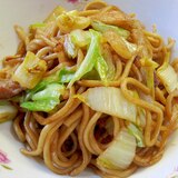 チャンポン麺の焼きそば